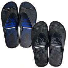 Men Flip Flops & Slides - Rỉ Nâu - Xem 2