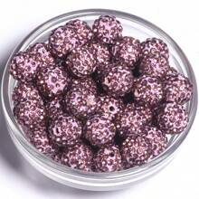 Strass En Verre De Cristal 10mm, Pavé D'argile, Perles Disco Pour Bracelet Scintillant, Collier, Boucles D'oreilles, Artisanat, Fournitures De Fabrication De Bijoux