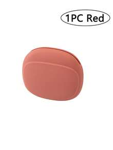 1Pc Silicone Headphone Organizer, Data Cable Storage Case, Mini Key Box, Lipstick Mini Storage Bag, Portable Wired Headphone Organizer for Home or Workplace (Red) Digital Bag Headphones Case Headset Earphone Case Travel Accessories for Student for Women Men - Red - View 5