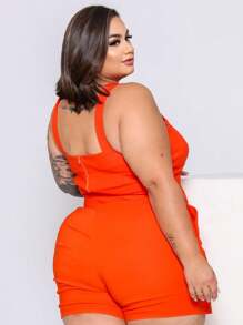 Plus Size Blouses - Naranja - Ver 2
