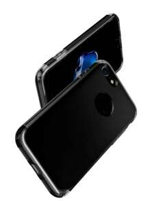 Funda Case Uso Rudo Spigen Hybrid Armor para iPhone 7 / 8 SE 2020 / SE 2022 - Negro - Ver 3