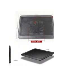 Offer!!! Cooling Base 1 Metal Xbox Ps3 Laptop Fan With Led Light - Black - View 5
