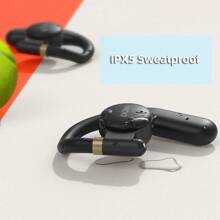 DOSS Open Ear Headphones, Bluetooth 5.3 Wireless Headphones with Digital Display Charging Case 30 Hours Playtime, Rotatable Ear Hooks, Maximized Comfort and Secure Fit Open Ear Earbuds for Workout, Walking - 黑色 - 查看 7