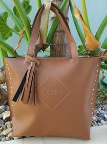 Women Shoulder Bags - 駝色 - 查看 1