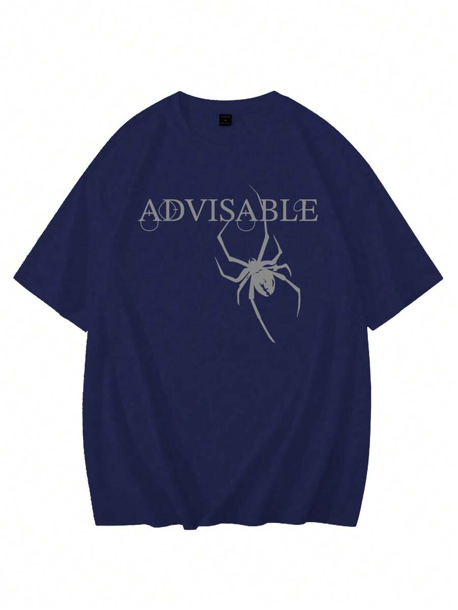 Men T-Shirts - 藏蓝色 - 查看 1