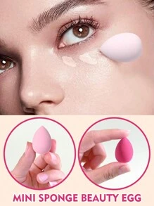 1个清洁刷+7个化妆海绵+1个化妆刷+12个化妆粉扑套装，柔软三角矿物粉扑，适用于面部彩妆，可用于膏状和粉状遮瑕膏、散粉等。化妆品，价格实惠，可用于房间装饰、梳妆台、旅行、卧室等场合。化妆配件，粉扑，美妆蛋，粉扑，化妆海绵，价格实惠，圣诞礼物，化妆品，化妆工具，便宜好物，礼物，女士礼物，圣诞礼物 - 彩色 - 查看 2