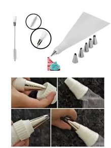 Kit Confeitaria Profissional Bailarina Espátulas de bolo Bicos de Confeitar Pincel Nivelador Cortador de bolo decoração