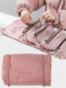 女士旅行化妝包女用網狀化妝盒包美容師盥洗用品化妝口紅包化妝包化妝收納袋化妝收納盥洗包化妝刷收納