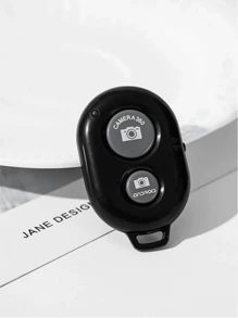 1 pieza Palo selfie portátil negro mini, sin incluir batería (2032). Adecuado para vacaciones de verano, viajes, días festivos. Obturador inalámbrico de cámara portátil