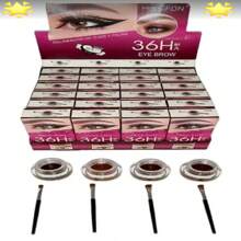 Pomada Crema para Ceja 36H Kit 4 Piezas Surtido Tono - Café - Ver 4