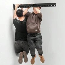 Foldable Invisible Clothes Drying Rack, Outdoor Balcony/window/wall Mounted Laundry Hanger, Household Clothes Dryer Rod, Black - Black - View 6