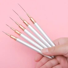 cái/bộ Bút vẽ đường kẻ sọc nghệ thuật màu bạc - Bạc - Xem 6