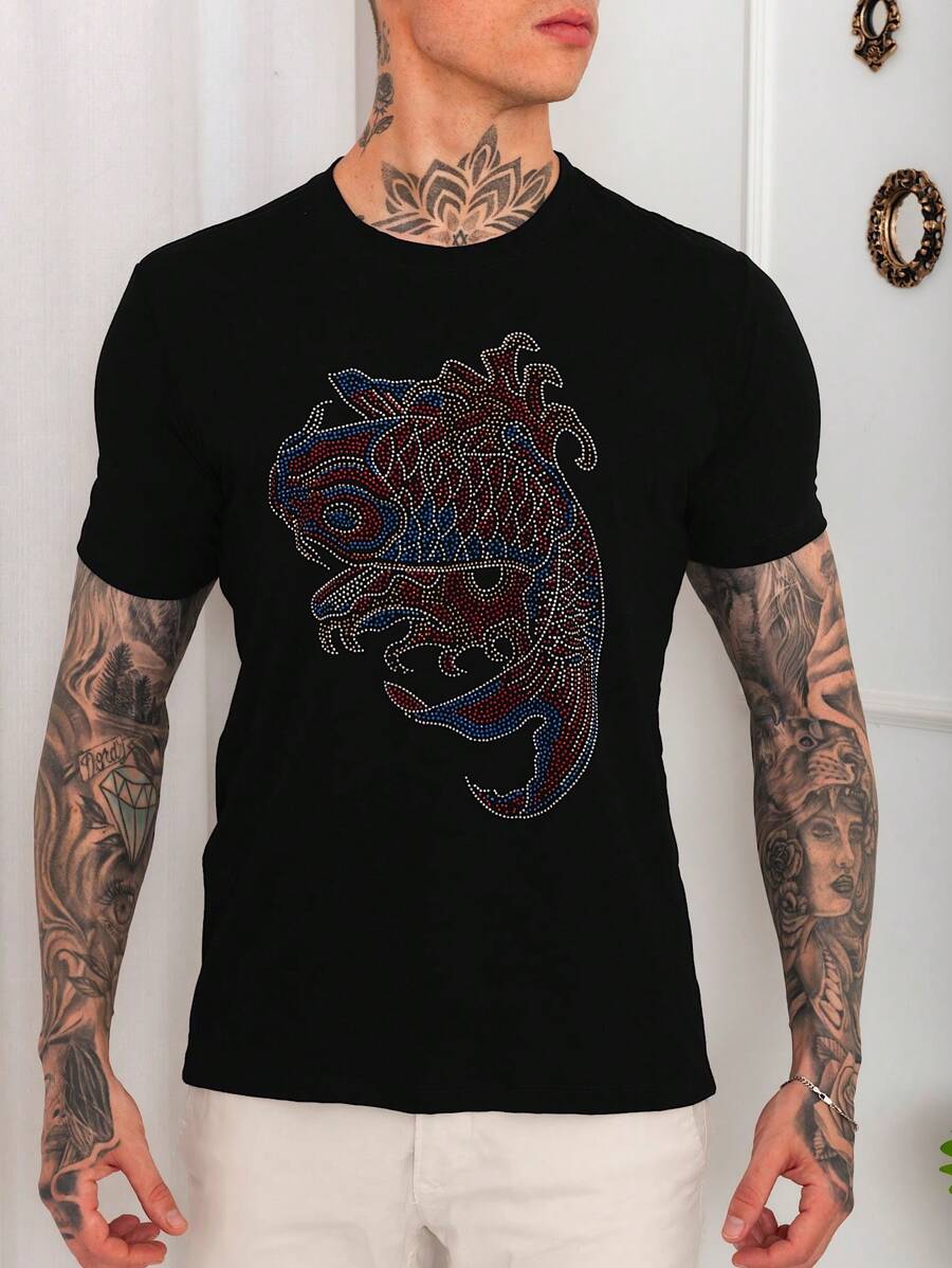 Men T-Shirts - 紅色 - 查看 1