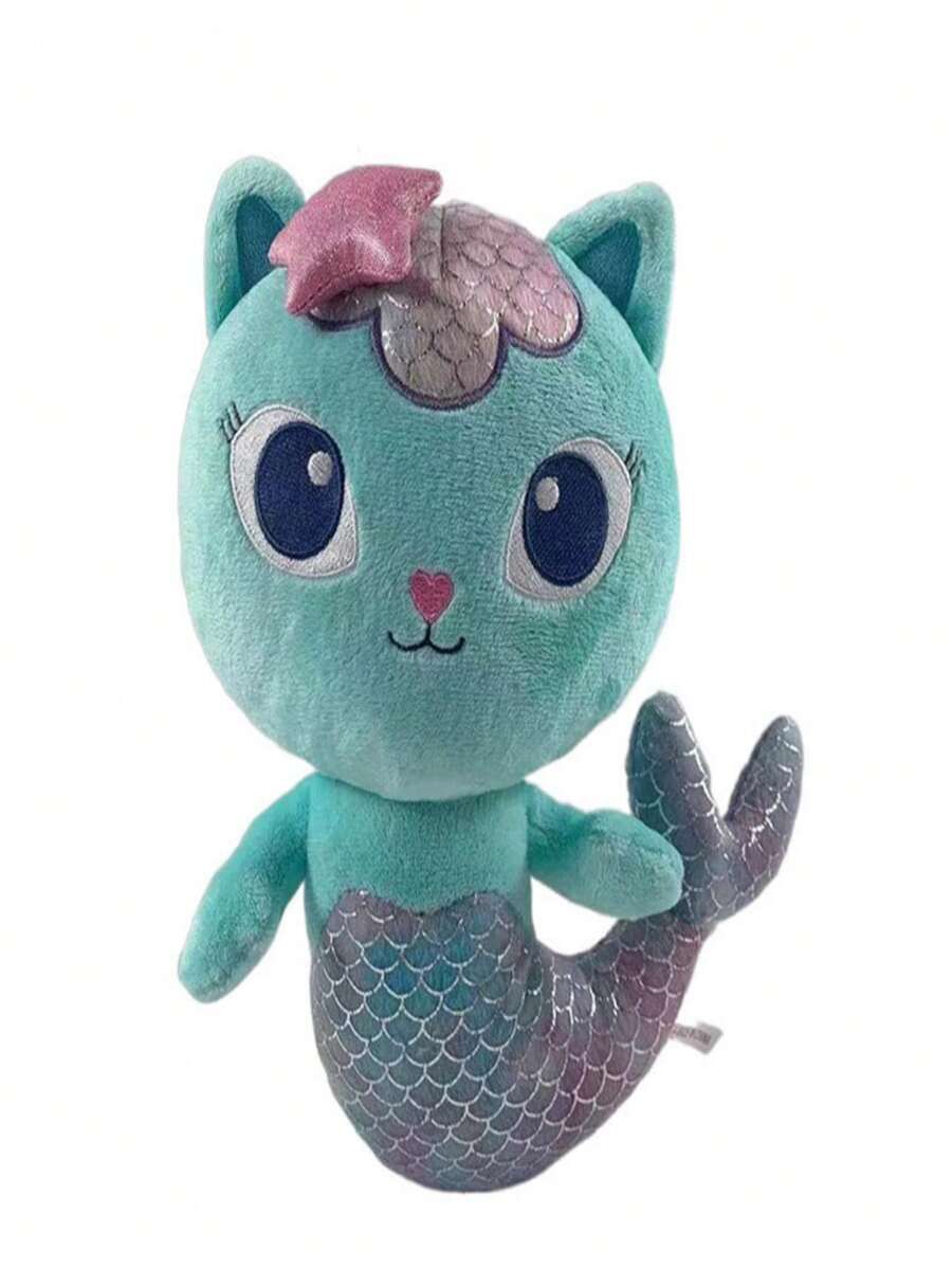 Juguete con felpa sirena gato dulce relleno Muñeca - Morado - Ver 1