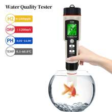 Areyourshop Portable 4-In-1 Hydrogen-Rich Water Quality Tester – PH, ORP, Temperature, And H2 Enrichment Analysis