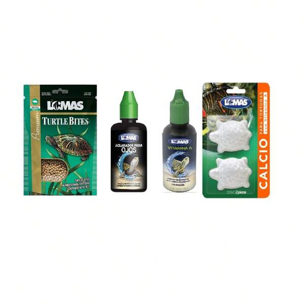 Calcio Aclarador De Ojos Vitamina A Y Alimento Para Tortuga