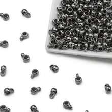 200入組6/8mm Ccb單鎖孔大孔珠,配有間隔用於手鍊、項鍊製作diy工藝珠寶配件 - 6mm/200顆 - 查看 13