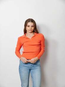 COCKTAIL COLLECTION Jersey Sweater Mujer - Naranja - Ver 1