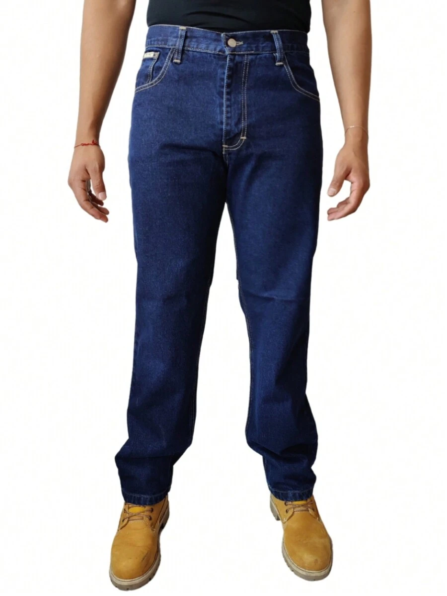 World JSM Silver Denim Jeans Fabric 14 Ounces Thick Mundo Silver - 藏蓝色 - 查看 1