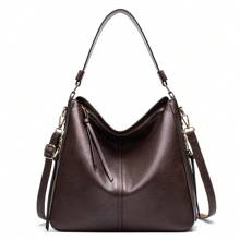 Luxo Bolsas de Mão Mulheres Bolsas Designer Suave Couro Do Falso Bolsas Para Mulheres Bolsa Transversal Senhoras Vintage Famoso Café Grande Capacidade Bolsas Tote