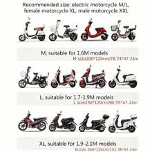 Motorcycle Cover Waterproof Transparent Motor Cover Bike Motorcycle Covers Dust Cover - Clear - View 2