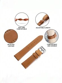 1 条表带兼容 表带 41 毫米 40 毫米 38 毫米 45 毫米 44 毫米 42 毫米 46 毫米 49 毫米女款，适用于 Series SE 1-10 的替换表带 - 棕色 - 查看 4