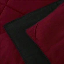 HIG 3pcs Down Alternative Comforter Set - All Season Reversible Comforter With Two Shams - Quilted Duvet Insert With Corner Tabs - Box Stitched - Breathable, Soft, Fluffy - màu đen - Xem 6