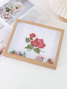 Marco De Sombra De Cuadro De Madera Con Superficie De Vidrio, Profundidad Interna De 1.55cm, Se Puede Colocar O Colgar - Amarillo Mostaza - Ver 3