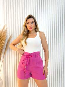 Women Shorts - Màu tím - Xem 3