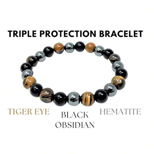 Triple Protection Wristhealing Crystal Bracelet, Can Protect The Wrist