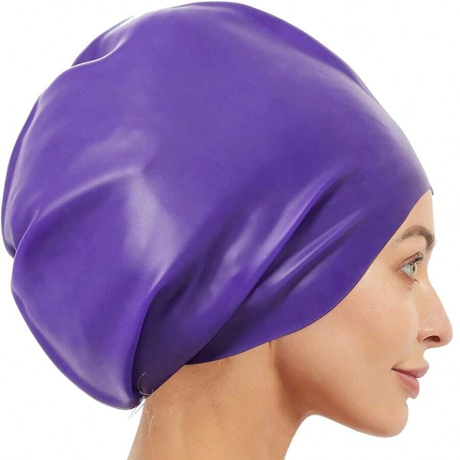 Extra Large Swim Cap for Braids and Dreadlocks Swimming Cap for Women