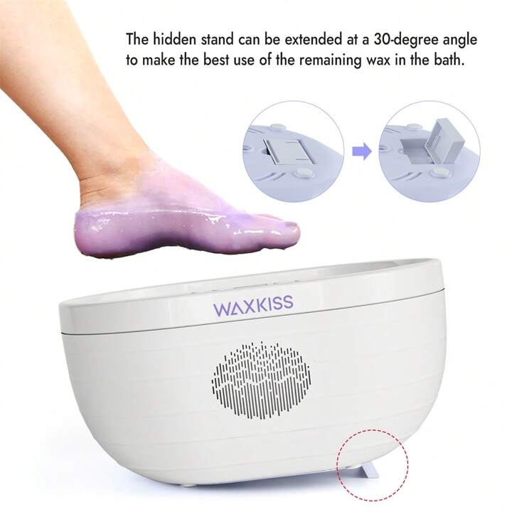 WAXKISS 手 と 足 パラフィン ワックス キット ( ブラック