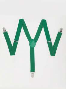 One Piece Men's Braces - Green - View 2