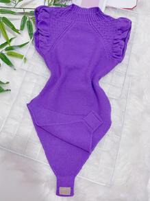 Women Bodysuits - Màu tím - Xem 1