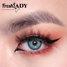 FRESH LADY Freshlady Magic Blue Color Contact Eyewear, 1 Year Replacement - Green - View 6