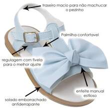 Sandalia Infantil Feminina Menina Com Bolsinha
