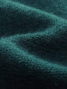 Annil 女童高領保暖休閒厚毛衣皇家藍色