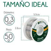 Soldering Kit Pencil Soldering Iron Roll And Flux Paste Tools For Soldering Iron - 藍色 - 查看 5