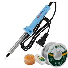 Soldering Kit Pencil Soldering Iron Roll And Flux Paste Tools For Soldering Iron - 藍色 - 查看 1