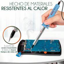 Soldering Kit Pencil Soldering Iron Roll And Flux Paste Tools For Soldering Iron - 藍色 - 查看 6