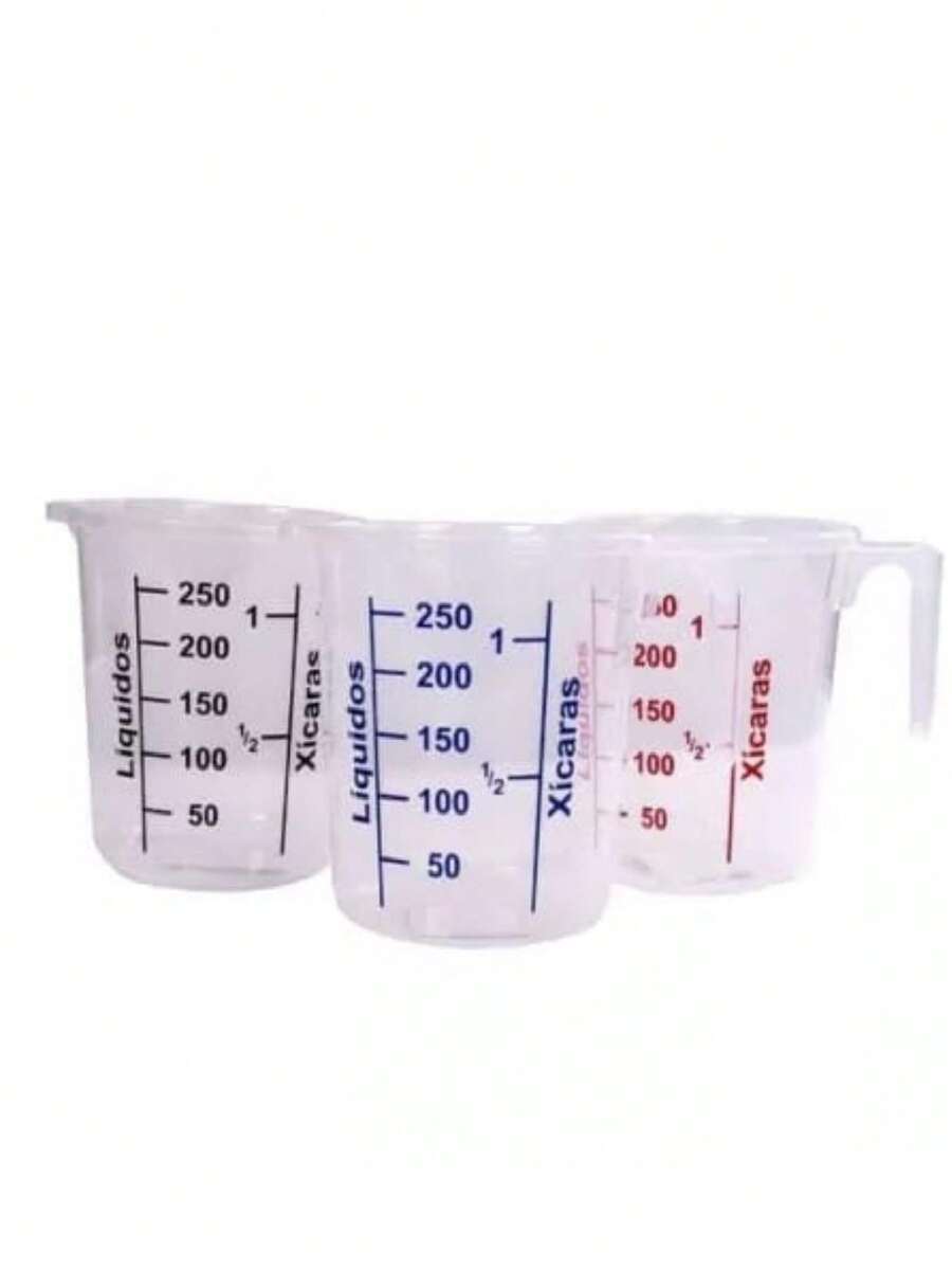 COPO MEDIDOR COM CABO 250 ML - Multicolorido - Visão 1
