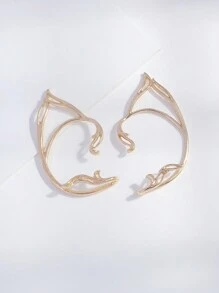 2 cái/bộ bọc tai thiết kế Elf - Vàng - Xem 2