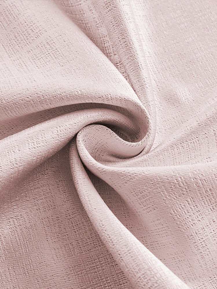 Tende Oscuranti Lunghe 274 Cm Rosa E Bianco – 2 Pannelli Con Effetto Sfumato Ombre, Isolamento Termico, Tasca Per Asta - 4