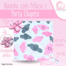MeF Mae e Filho Baby Swaddling Blankets - Red - View 3