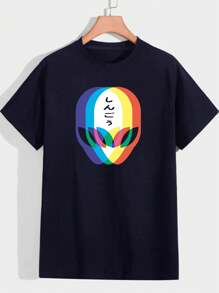 Men T-Shirts - Màu xanh hải quân - Xem 1