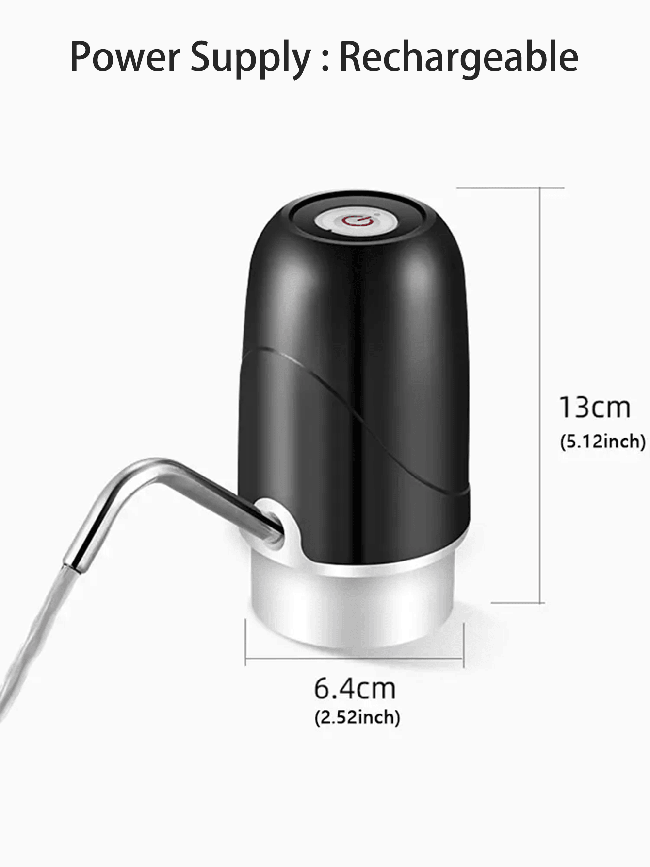 1pc USB Charging Automatic Drinking Water Pump Portable Electric Water