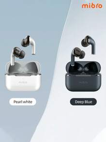 Mibro Micro M1 TWS 藍牙耳機 4 揚聲器 IPX4 防水觸控運動無線 HiFi 立體聲 ENC 降噪耳塞 白色 - 白色 - 查看 4