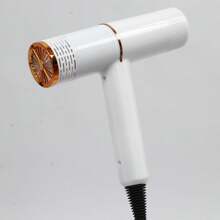 負離子保護專業美髮風筒,快速乾燥和強風沙龍風筒,輕便便攜型旅行風筒,適用於家庭宿舍使用的護髮風筒 - 白色 - 查看 2