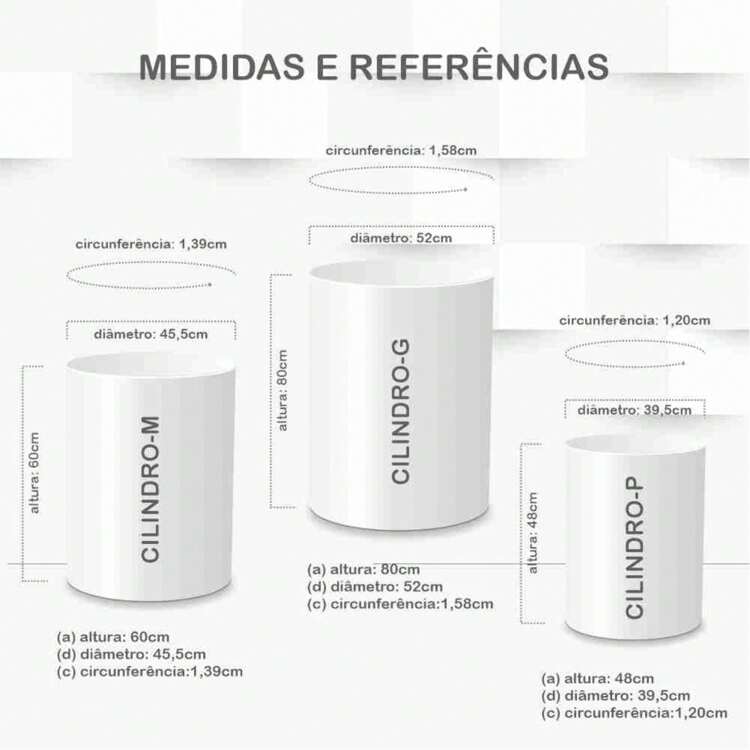 Capa Painel Fogueira  + Trio Capa Cilindro Festa Junina -1,50 - Branco - Visão 3