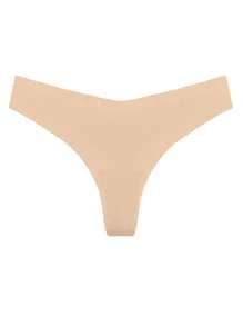 Apricot Color Seamless Sexy Thong